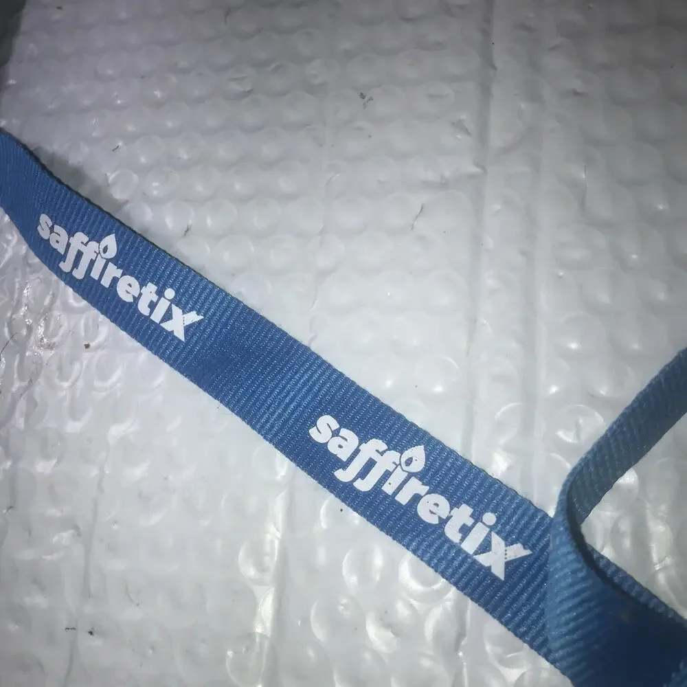 SAFFIRETIX Turquoise Lanyard